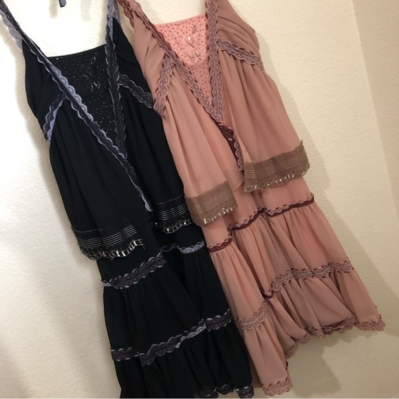 WARDROBE PETITE Womens Small Lot of 2 Dresses Flapper Retro Vintage NWOT - Picture 2 of 16